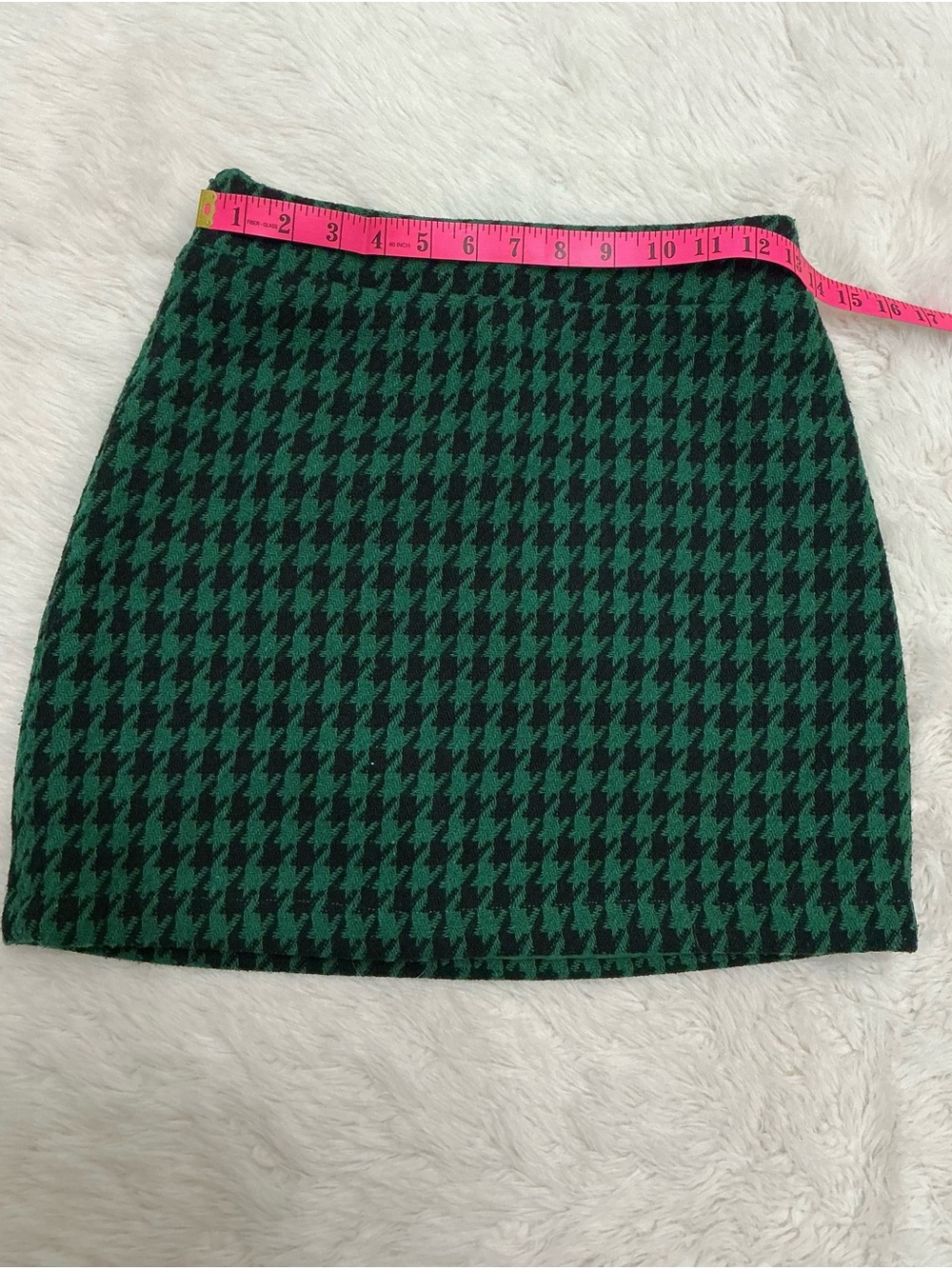SHEIN - Green & Black Houndstooth Knit Vest Set - Picture 3 of 14